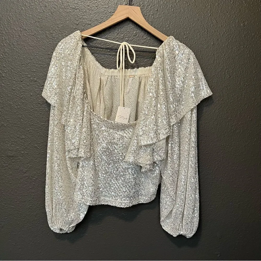 Free People Sequin Top